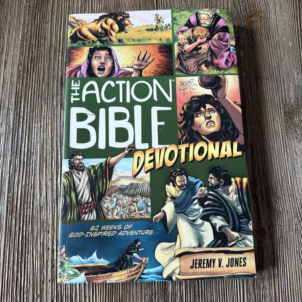 The Action Bible Devotional: 52 Weeks of God-Inspired Adventure by Jeremy V. Jon - Picture 1 of 11